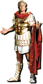 Alain Delon als Julius C&auml;sar