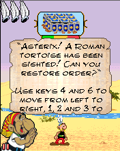 Screenshot Handyspiel Asterix und Kleopatra