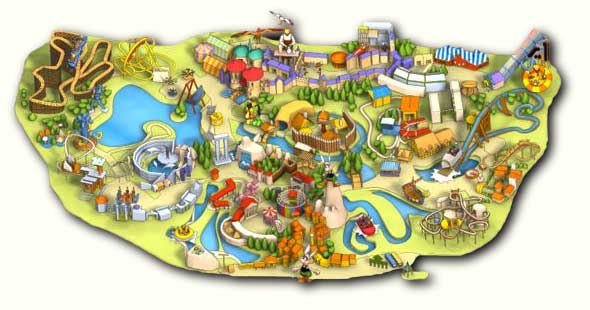&Uuml;bersicht Asterix Park