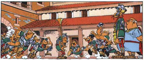 Boden der Kaserne in Aleria