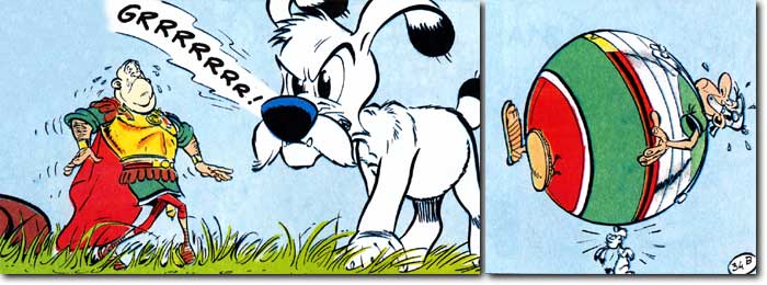 Idefix und der gro&szlig;e Graben