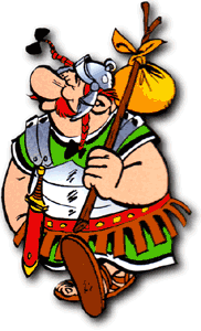Obelix als Legion&auml;r