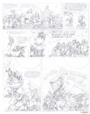 Bleistiftvorzeichnung