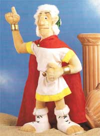 Julius C&auml;sar Pl&uuml;schfiguren von M&uuml;hleck