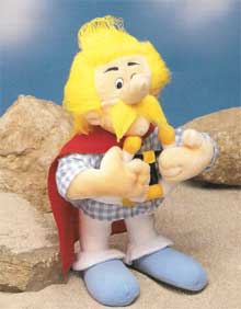 Troubadix Pl&uuml;schfiguren von M&uuml;hleck