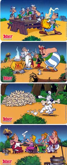 Asterix Fr&uuml;hst&uuml;cksbrettchen