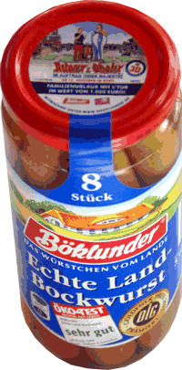 B&ouml;klunder Wurstglas