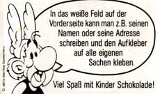 Adressaufkleber R&uuml;ckseite