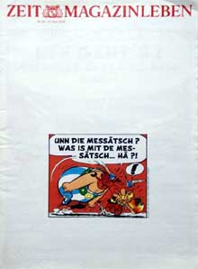 Asterix im ZEIT Magazin Leben